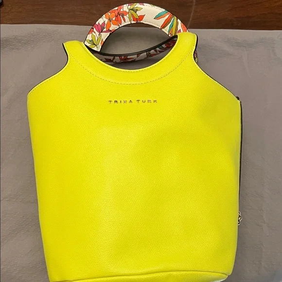 Trina Turk Yellow/ Lime Women's Bag - Picture 3 of 9